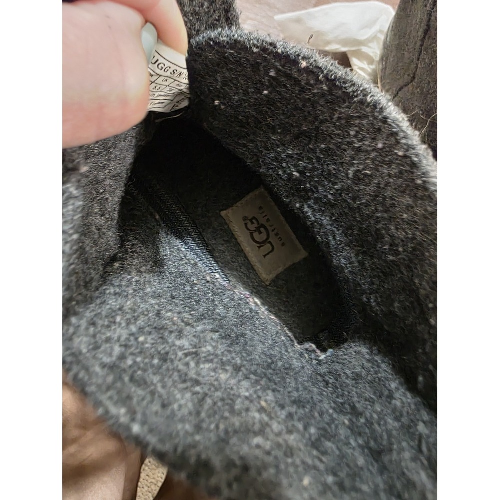 UGG Australia Marrais Winter Boots Womens 7 EUR 38 Waterproof Ankle Gray READ - Picture 6 of 14